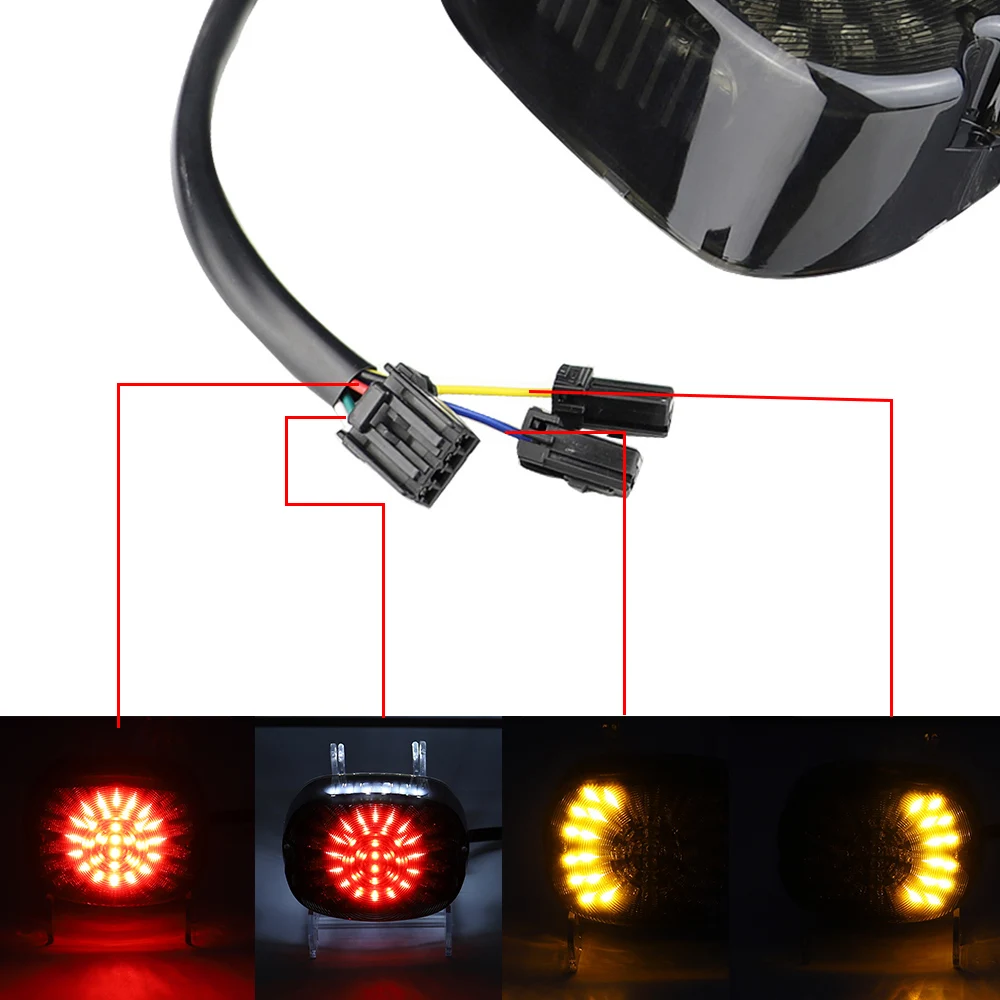 Светодиодный задний фонарь для мотоцикла подключи и работай стоп-сигнал