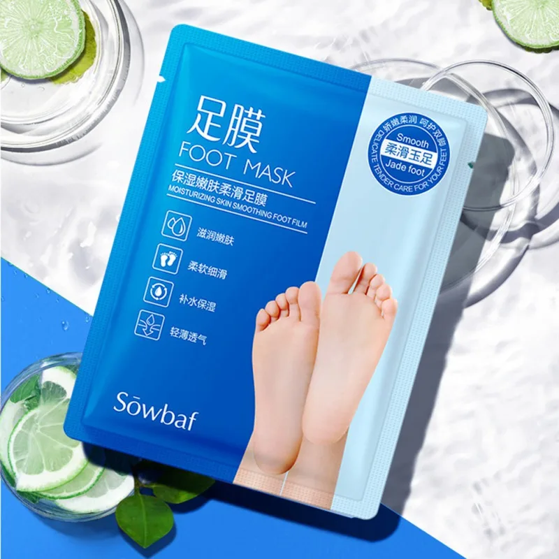 Увлажняющая маска для ног увлажняющая отшелушивающая против запаха питательная