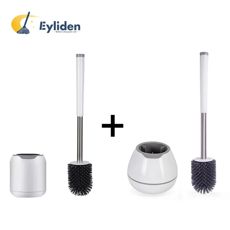 Набор щеток и держателей для унитаза Eyliden из ТПР силиконовая щетка туалета