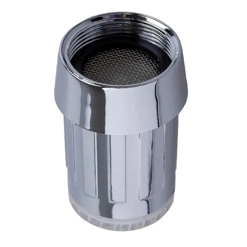 

1Pc 7 Color Faucet Luminous Discoloration Water Steel Stain Creative Tap Decoration Bathroom O9F9