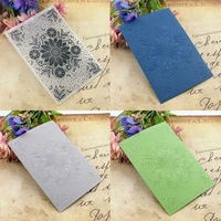 snowflake petals textured plastic embossing folders for card making christmas template scrapbooking and other paper crafts