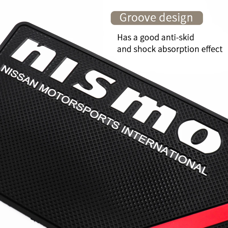 

Car anti-slip mat Nismo logo car interior dashboard mobile phone mat for Nissan-GTR Highlander Aygo 86 YARiS COROLLA PRIUS CAMRY