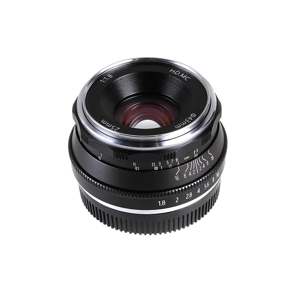 Объектив с ручной фокусировкой F1.8 Для беззеркальных камер Sony E mount A6500 A6000 A5100 A5000 NEX7