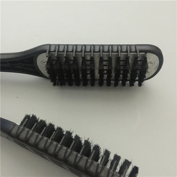 

Hair Hairdressing Double Sided Brush Plywood Clamp Natural Ceramic Straightening Comb Fibres Styling Tools Free Shipping