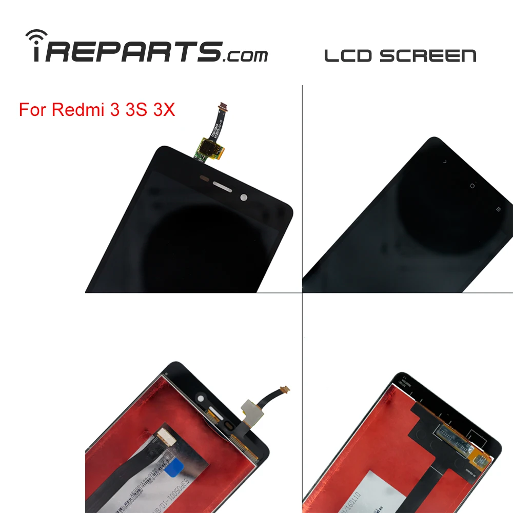 IREPARTS экран для Xiaomi Redmi 2 ЖК-дисплей 3 3s 3x дигитайзер замена Pantalla + Бесплатные