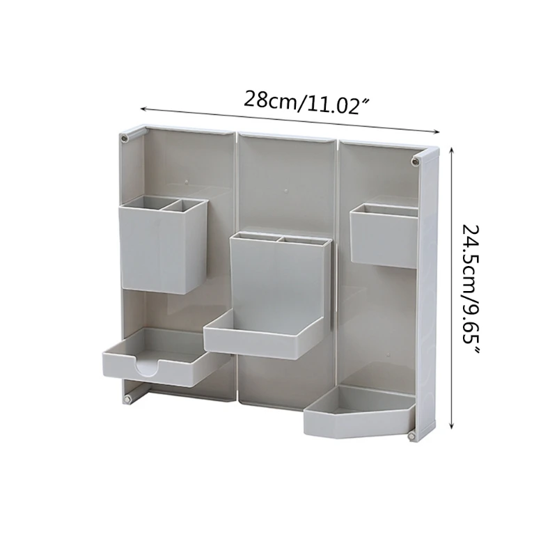 

Foldable Staionery Organizer Standing Pen Holder Pen Holder 8 Dividers Large Capacity Stationery Organizer Holder