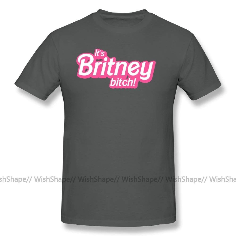 Футболка Бритни Спирс это сука! 100 хлопковая футболка размера плюс Потрясающая