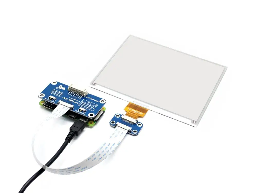 5 83 дюймов e Paper HAT (B) 600x448 E Ink display для Raspberry Pi красный/черный/белый трехцветный