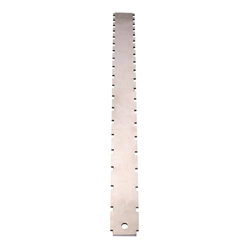 

Guitar Neck Notched Straight Edge Luthiers Tool for Most Electric Guitars for Fretboard and Frets Stainless Steel