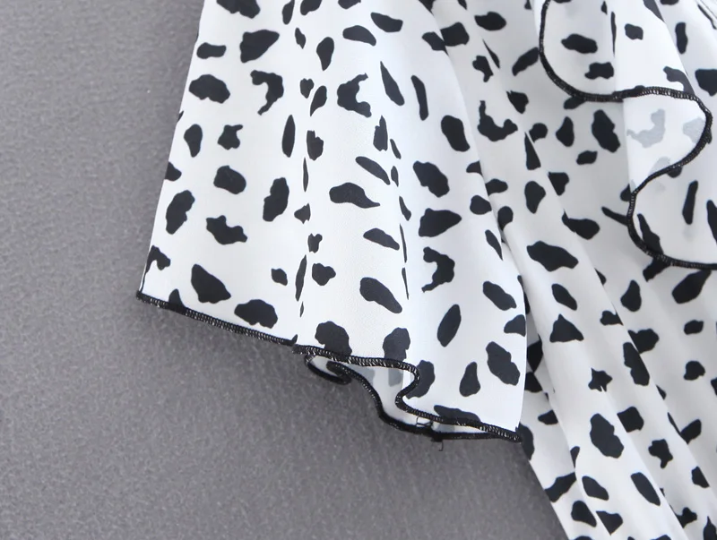 Модное шикарное платье с запахом T MODA Za пикантное женское пляжное оборками