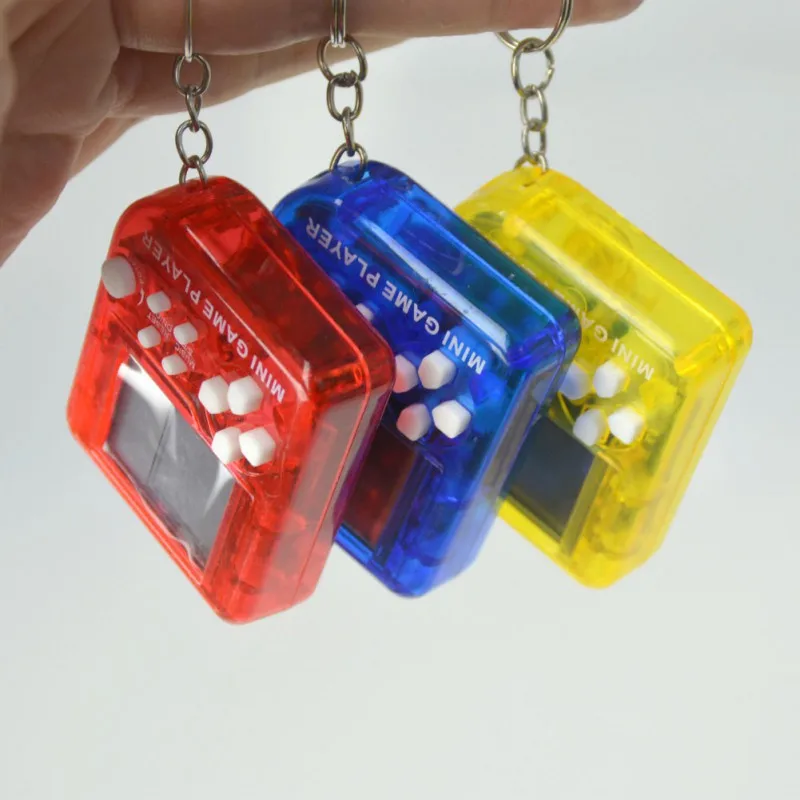 Mini Classic Game Machine Children's Handheld Retro Nostalgic Console With Keychain Tetris Video Games | Электроника