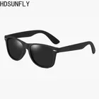 Модные поляризованные солнцезащитные очки для мужчин и женщин, брендовые дизайнерские очки в черной оправе, мужские солнцезащитные очки для вождения, UV400, 2020, новинка