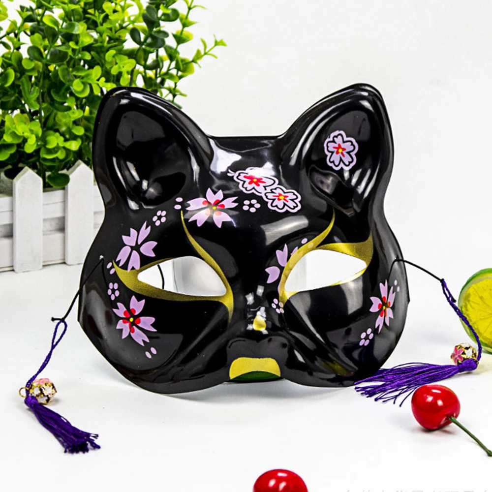 Японская аниме-маска лисы косплей-маска полулицевые маски из ПВХ маскарадные