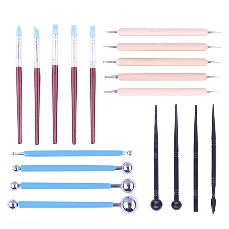 Инструмент для скульптуры трафареты точек с мандалой пластины стержни шариковый