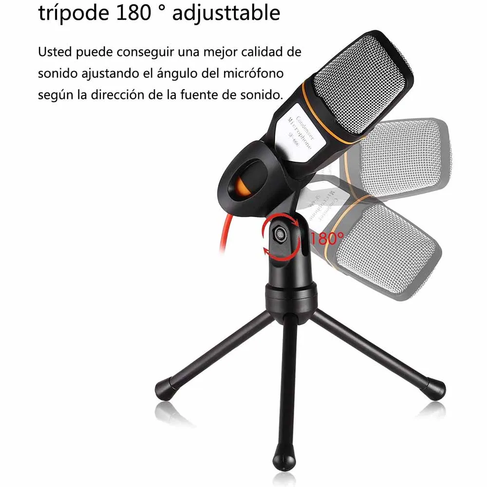 Профессиональный конденсаторный микрофон Звуковой Подкаст Студийный 3 5 для ПК |