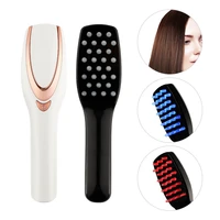 electric vibration massage comb hair scalp laser massage comb hair growth anti loss phototherapy color light care hairbrush