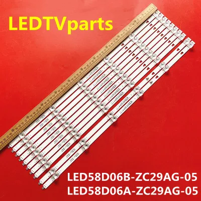 

Светодиодная лента для подсветки 58D06B-ZC29AG-05 LS58AL88A82 LS58A51 LS58AL88D91, 10 шт.