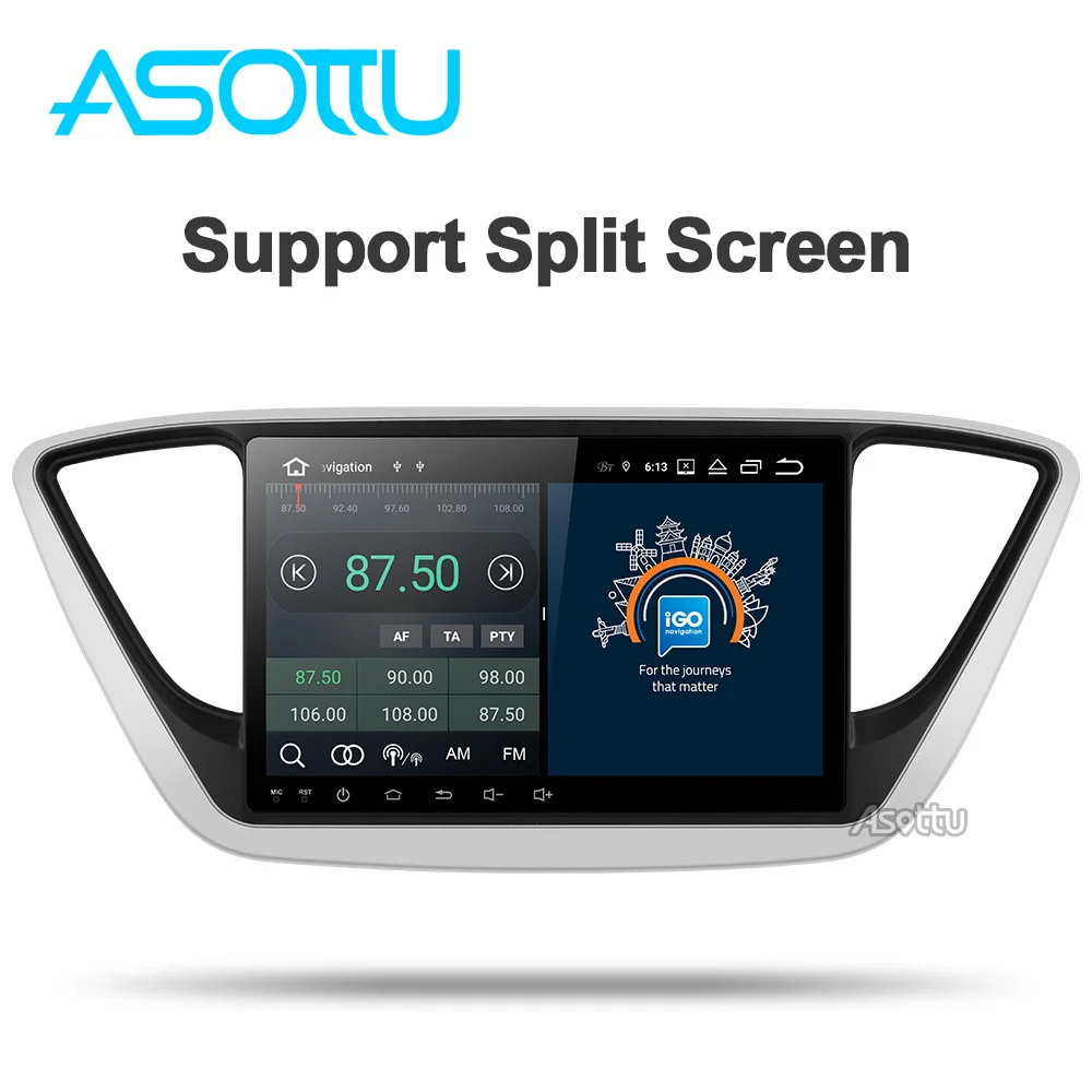 Asottu C17YN9060 PX30 9,0 автомобильный DVD gps плеер для hyundai Verna автомобильный ПК головное устройство Автомобильный Радио Видео плеер навигация gps dvd