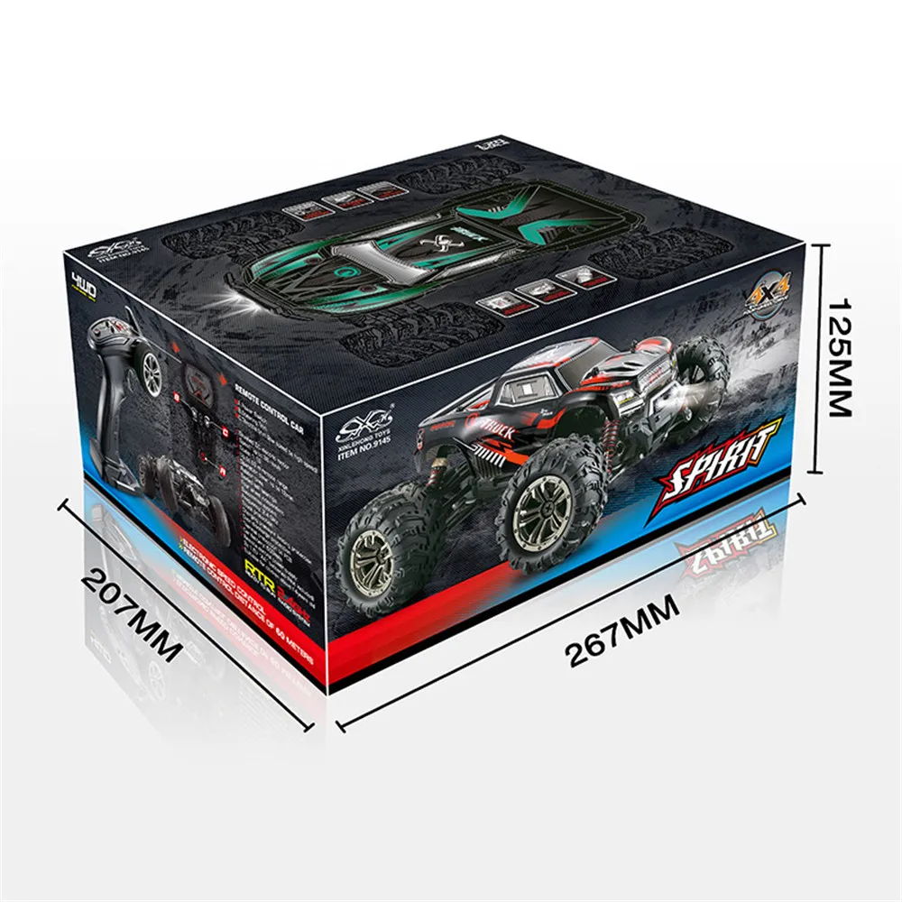 Xinlehong 9145 1/20 4WD 2 4G высокоскоростной 28 км/ч пропорциональный пульт дистанционного