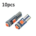 10 шт. T5 LED 74 светильник 3030SMD приборной панели автомобиля инструмент Панель лампы для Защитные чехлы для сидений, сшитые специально для Mitsubishi Lancer Eclipse Galant Outlander Precis 12v