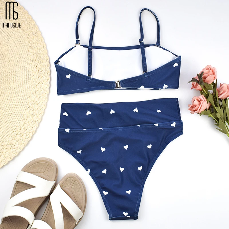 Manoswe 2019 Sexy Pink Bikini Set Swimsuit Women Biquini Swim Suit Push Up Backless Female Beachwear Brazilian Swimwear |