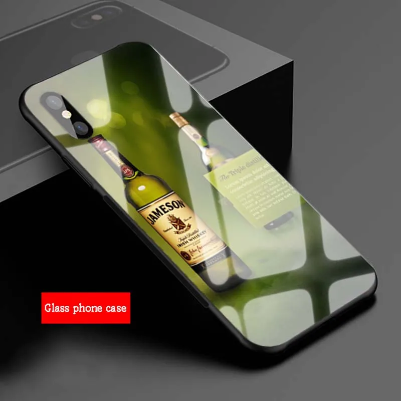 Jameson Irish Whiskey закаленное стекло телефон чехол для iPhone 6 6plus 7 7 plus 8 8plus 5 5S SE X XS XR XS Max - Цвет: B19071108-10.jpg