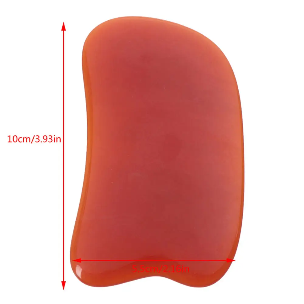 

2/4/5PCS Natural Guasha Scraping Massage Scraper Tool Resin Scraping Board Facial Massager Face Skin Care Tools