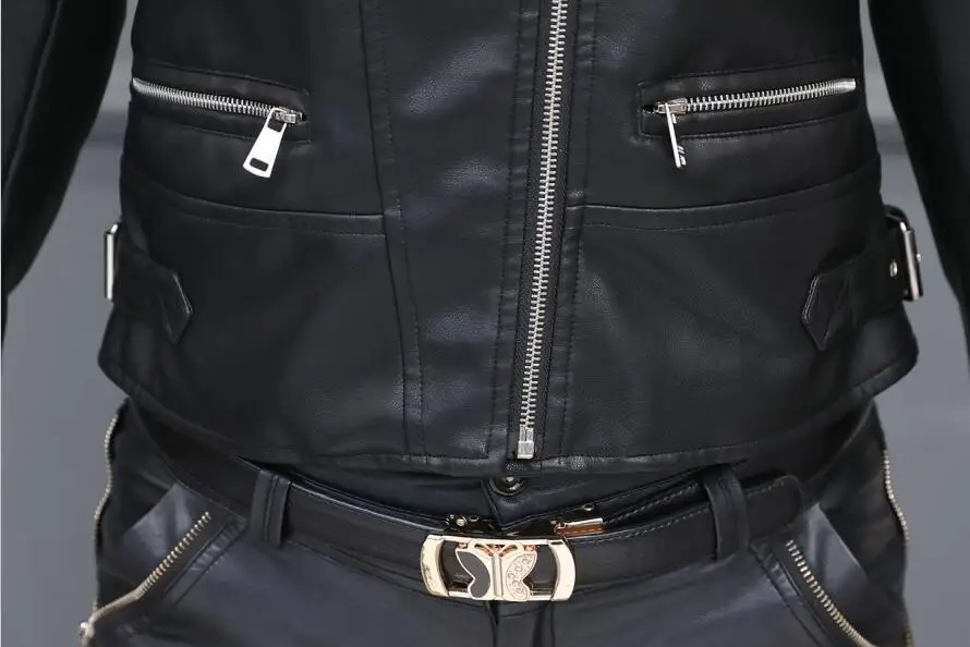 

Black Leather Jacket Women 2021 New Women's Leather Clothing Spring Autumn Short Slim Motorcycle Leather Coat Female Outerwear