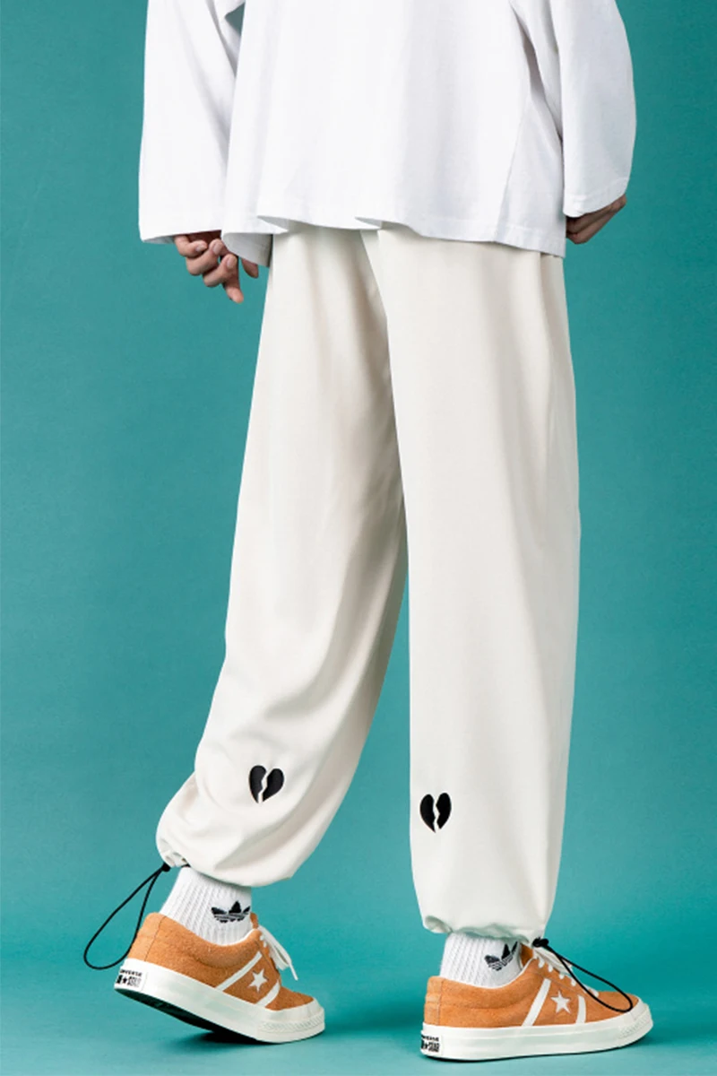 

Boys Pu Shuai Summer Thin Loose Junior High School Students Trendy Fried Street Transparent Feeling Ice Silk Trousers