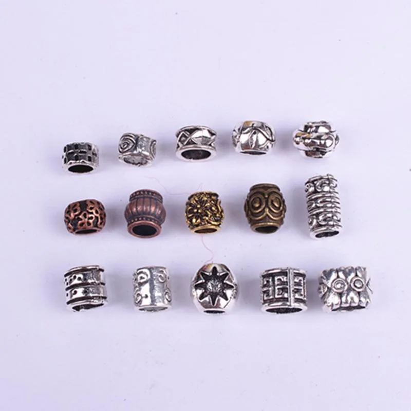20 шт./упак. античное серебро разных 15 видов стилей подвязанные лентой с объемной