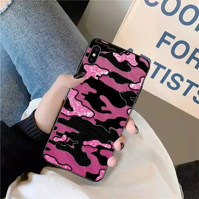 

Camouflage Pattern Camo military Army Phone Case for iPhone 11 12 pro XS MAX 8 7 6 6S Plus X 5S SE 2020 XR mini