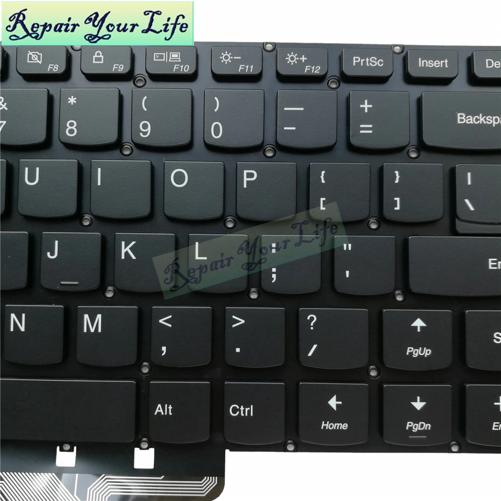 Клавиатура с английской подсветкой для ноутбука Lenovo Yoga 710-15lKB Flex 4-1435 4-1470 4-1480 Series