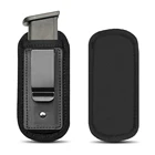 Тактический чехол для магазина, кобура 9 мм, скрытый магнитный чехол с зажимом Glock 17 19 21 Beretta 92, нейлоновый чехол для пистолета