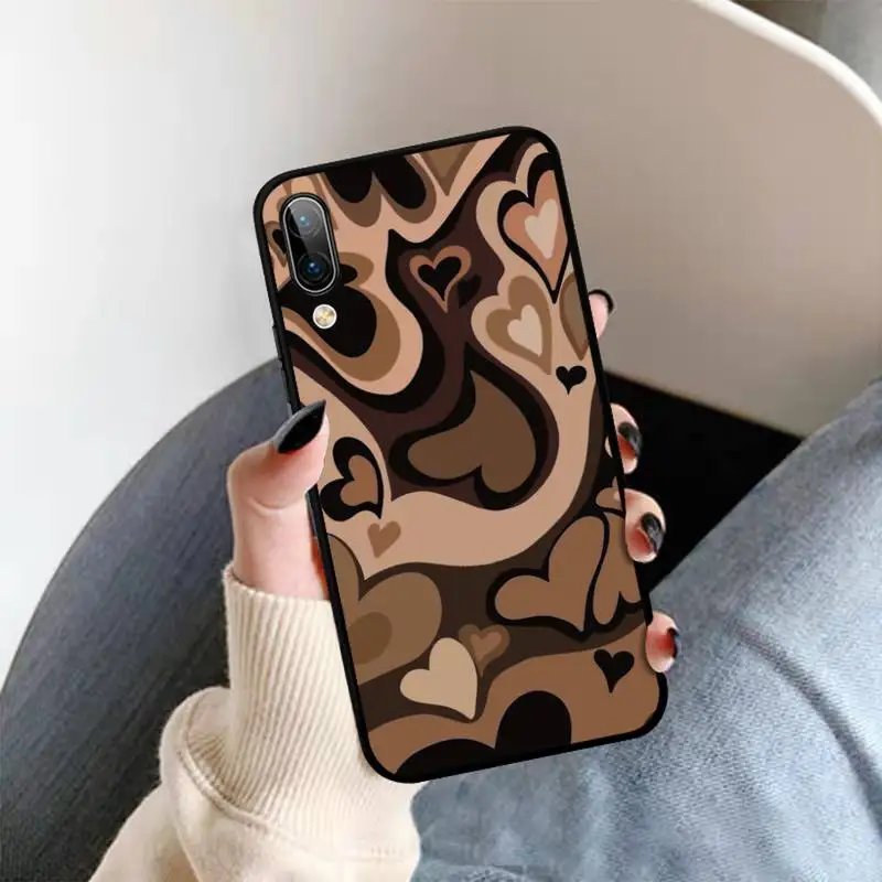 heart circle phone case for oppo a9 a7 a3s a1k f5 reno 2 z realme 6 5 pro c3 vivo y91c y51 y31 y19 y17 y11 v17 free global shipping