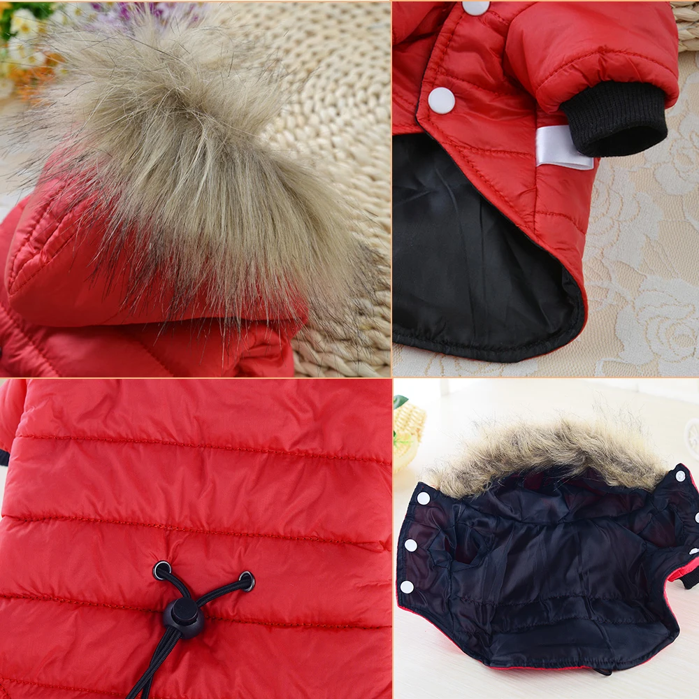 

Small Dog Clothes For Winter Warm Pet Coat For Chihuahua Soft Fur Hood Puppy Clothing Fashion Dog Clothes