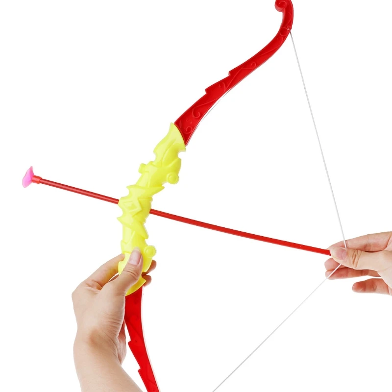 

Outdoor Sports Archery Toy Bow With 4Pcs Soft Arrows Kids Toy Game Activity