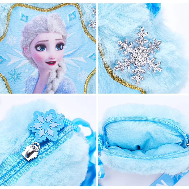 2020 Disney Эльзы из мультфильма &quotХолодное сердце&quot рюкзак для девочек плюшевая