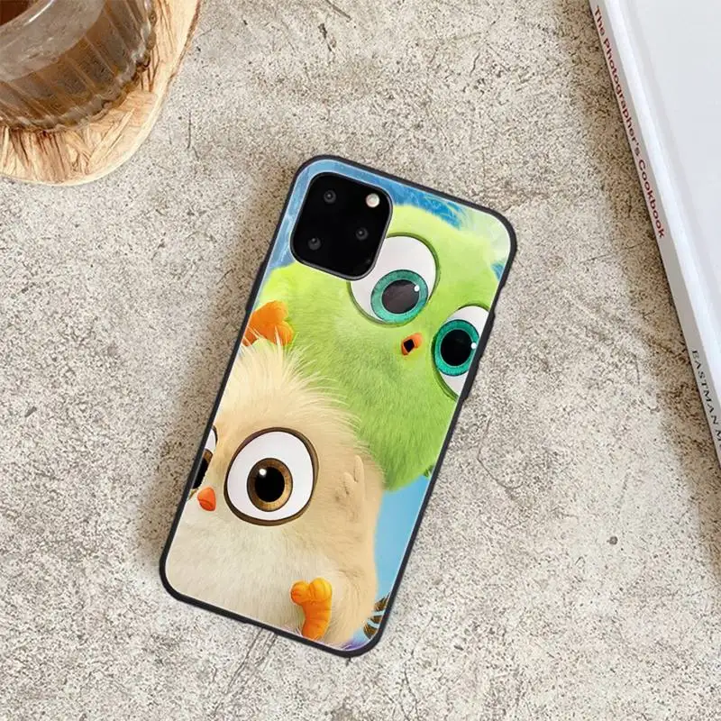 

Black Soft Silicone Angry Birds Phone Cases For Iphone 6 6s 7 8 Plus XR X XS XSmax 11 12 Pro Mini Max