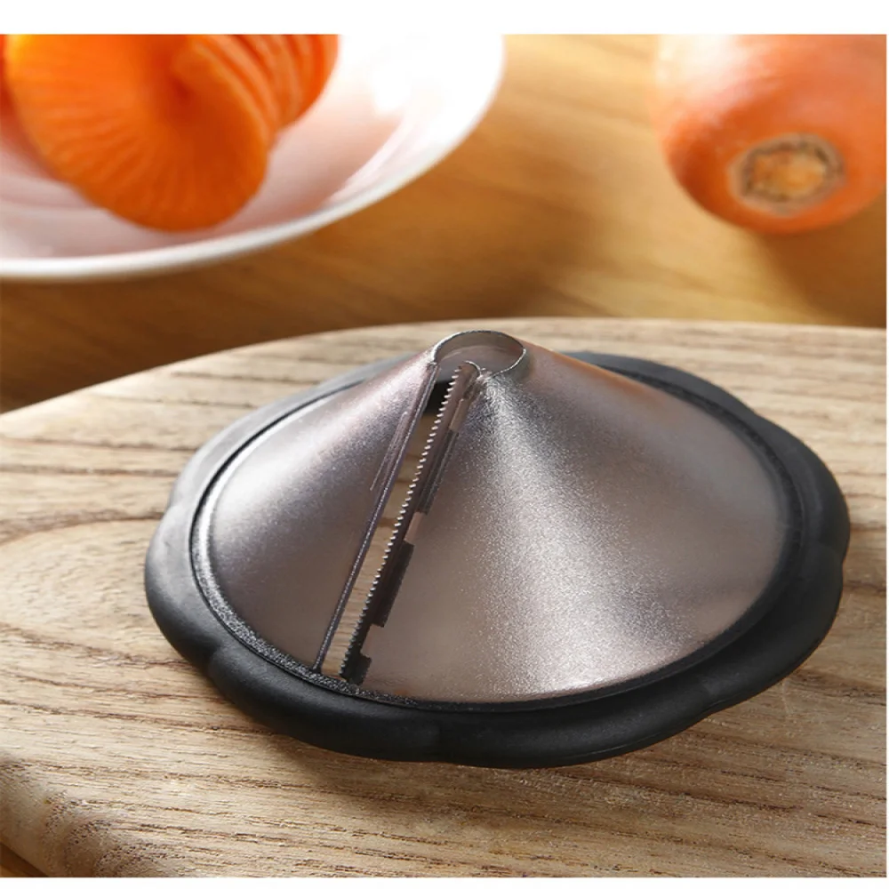 Утолщенной Нержавеющая сталь спиральный тип с воронкой Овощной огурец морковь