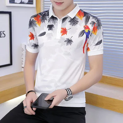 

Men's summer short-sleeved t-shirt tide brand trend half-sleeved shirt loose wild clothes