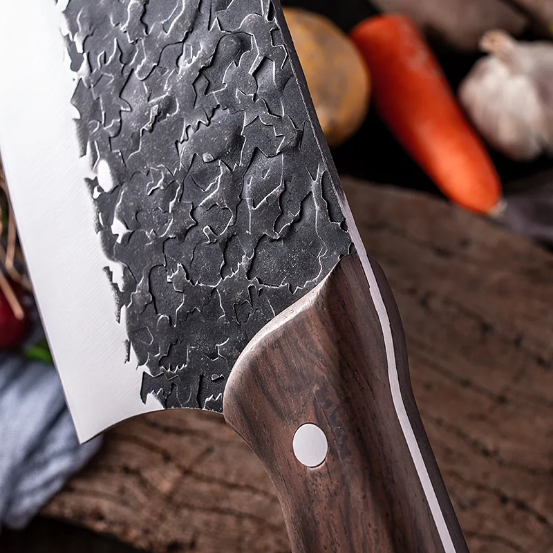 Китайские кухонные ножи ручной работы традиционные высокоуглеродистые кованые