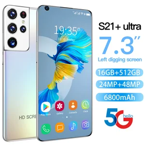 s21 ultra global version smart phone android 10 0 16gb ram 512gb rom dual sim unlocked mobile phone 7 3 inch mtk 6799 deca core free global shipping