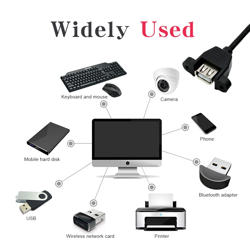Удлинительный шнур USB 2 0 с ушками usb кабели провод Папа мама удлинитель для ПК