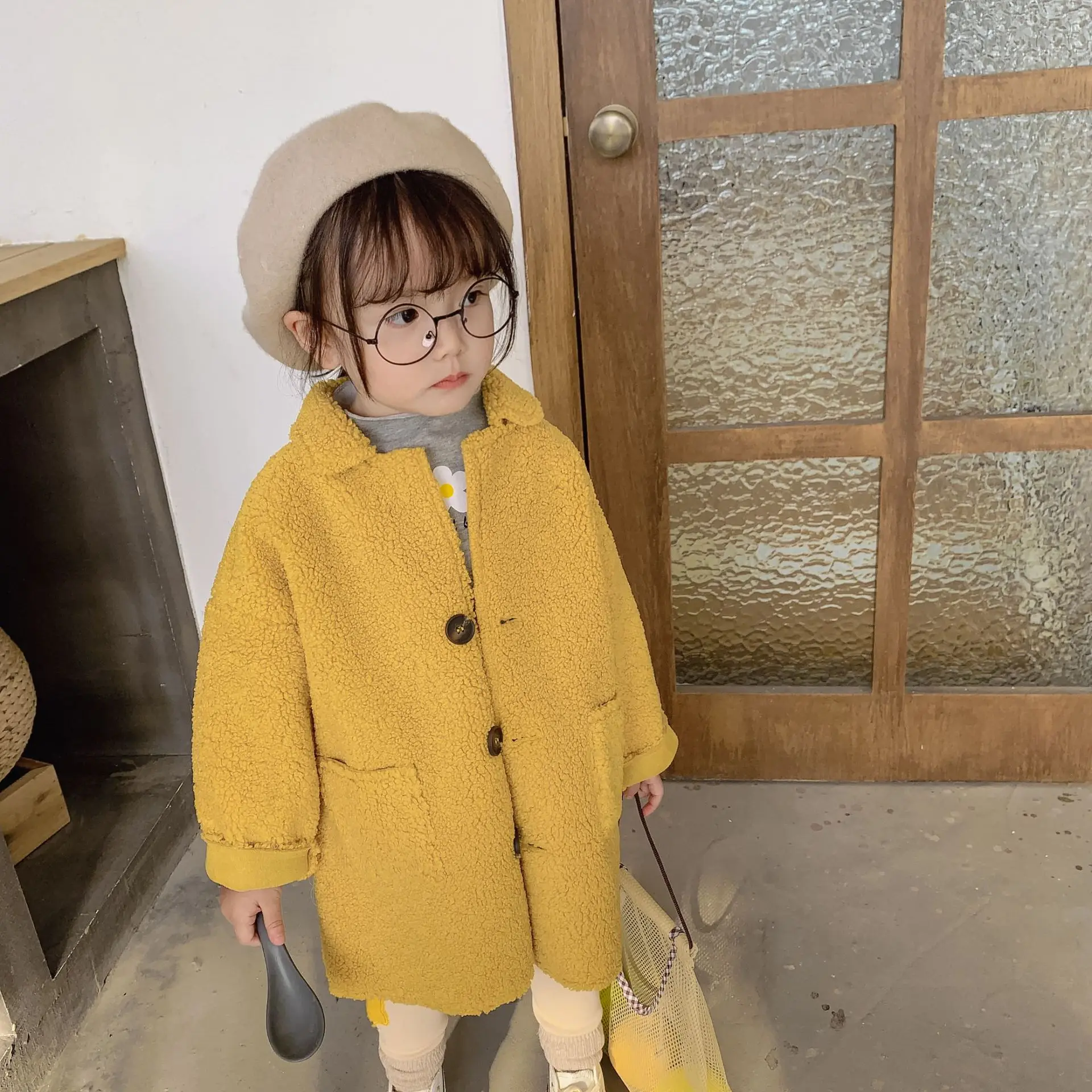 Коллекция 2019 года зимние модные однотонные Длинные куртки из берберского флиса