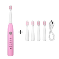 electric toothbrush sonic wave rechargeable top quality smart chip toothbrush head replaceable whitening tooth brush