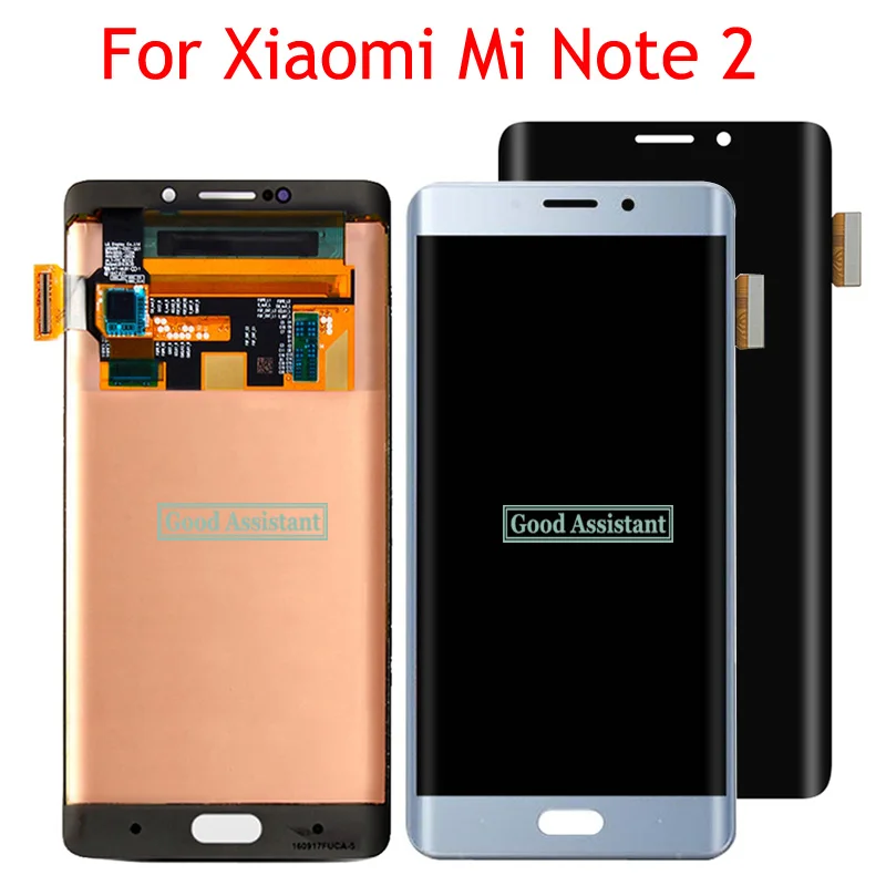 5 7 &quotоригинальный Amoled протестированный для Xiaomi Mi Note 2 ЖК дисплей экран + сенсорная