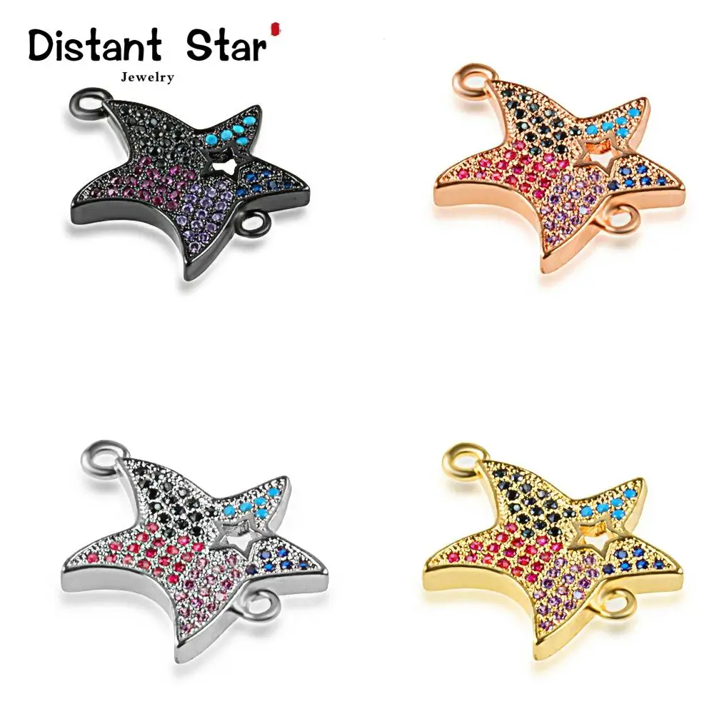 21*18 мм латунный браслет с морской звездой ювелирные аксессуары кубический