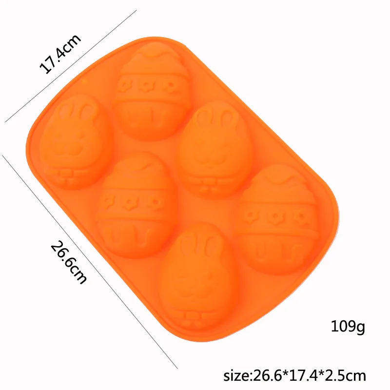 Силиконовая форма для выпечки в форме яйца кролика формы мыла | Дом и сад