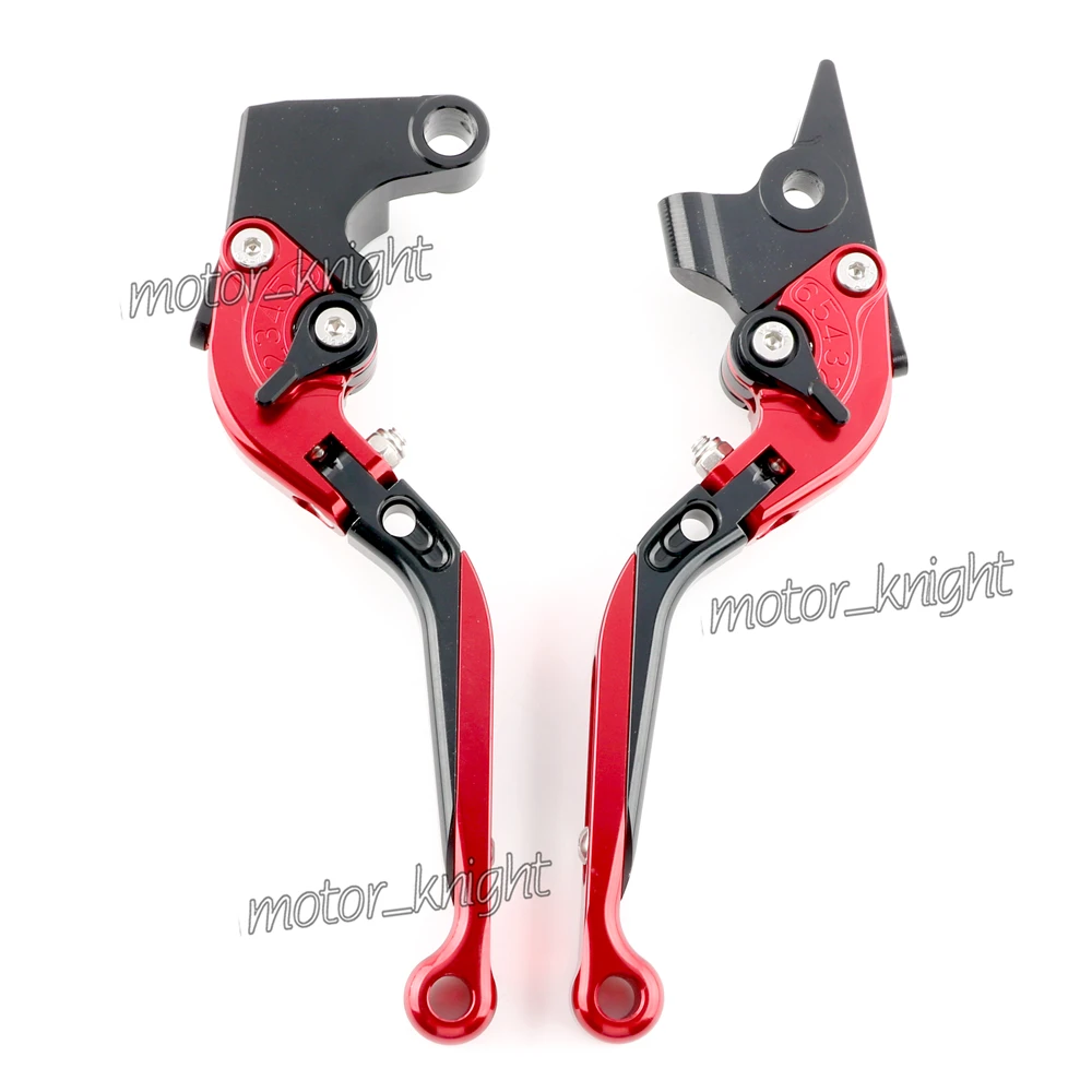 Красный Для SUZUKI GSXR600 GSXR 750 2006-2010 GSXR1000 2005-2006 K5 K6 K8 GSXR логотип мотоцикл складной выдвижной тормозные рычаги сцепления - Цвет: Красный