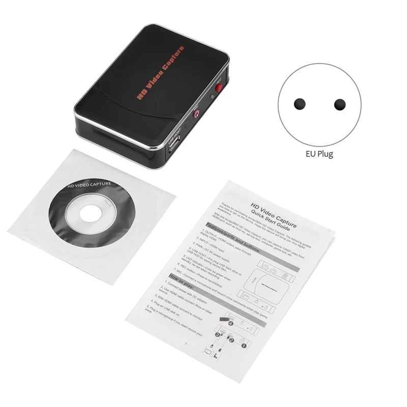 

Ezcap 280HB HDMI Video Capture,Capture 1080P Video From HDMI Blue Ray Set-Top Box,Computer,Game Box,Etc, with Mic Mini phone(EU